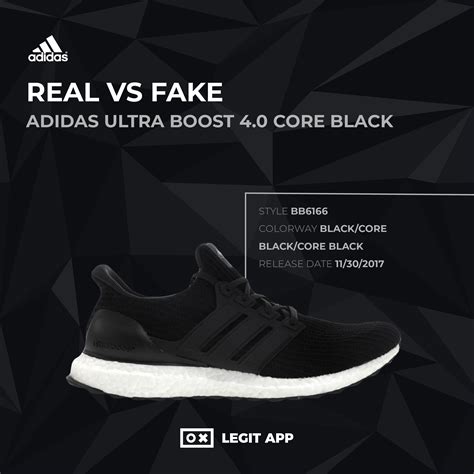 fake vs real adidas ultra boost 3.0 black white